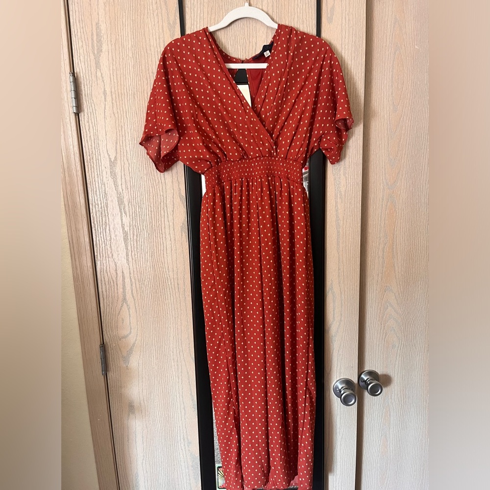 Burnt Orange Jumpsuit